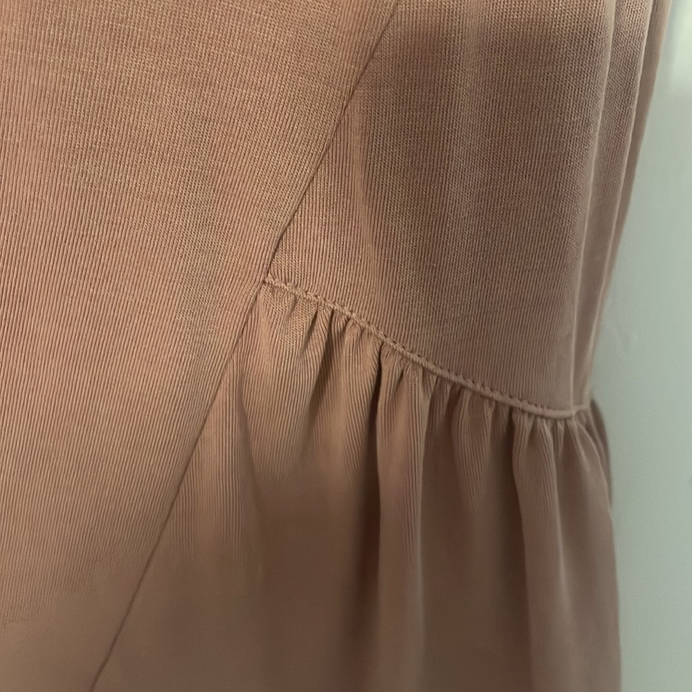 Nordstrom Chelsea28 Ruffle Back Hem Tee Mauve Pink - Picture 5 of 7